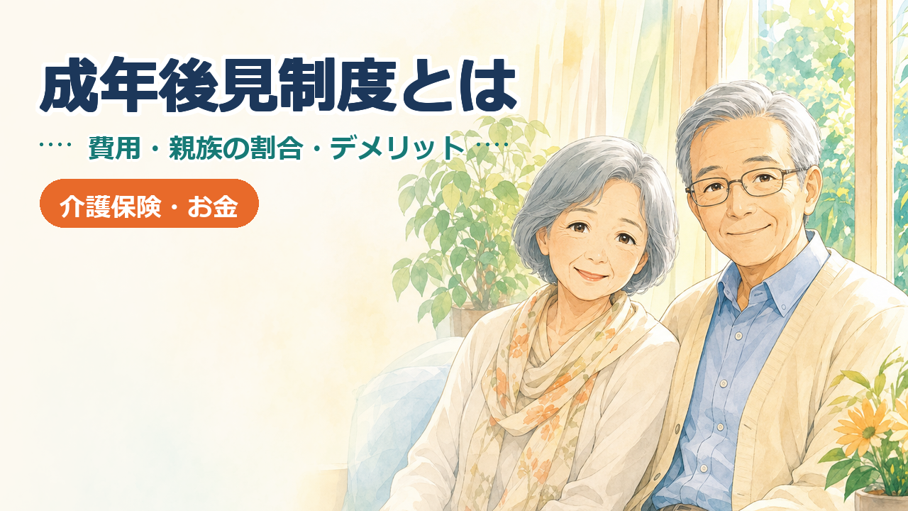 成年後見制度とは？費用・親族がなれる割合・デメリットを統計で解説