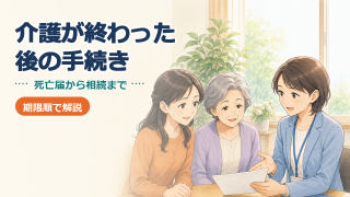介護が終わった後の手続き一覧｜死亡届から相続まで期限順にわかりやすく解説