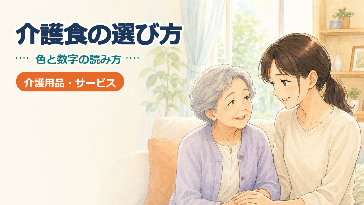 介護食の選び方｜スマイルケア食の色と数字（0〜5）の読み方