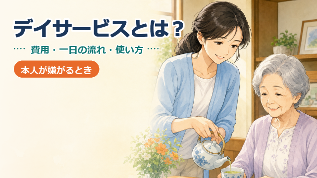 デイサービスとは？費用・一日の流れ・使い方をわかりやすく解説