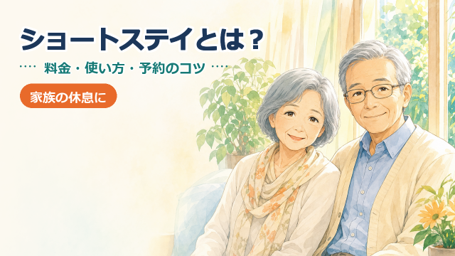 ショートステイとは？料金・使い方・予約のコツをわかりやすく解説